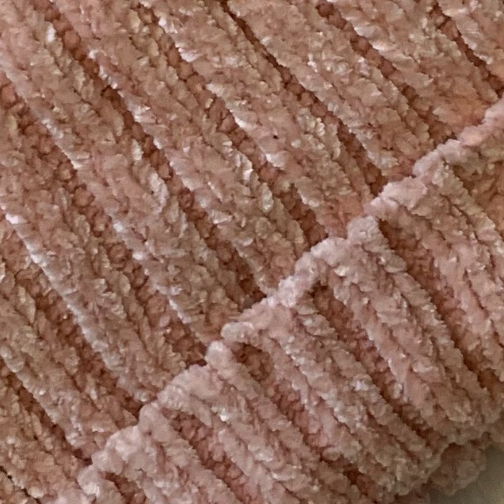 Super Soft & Cozy Pink Chenille Beanie Winter Hat - Picture 5 of 9